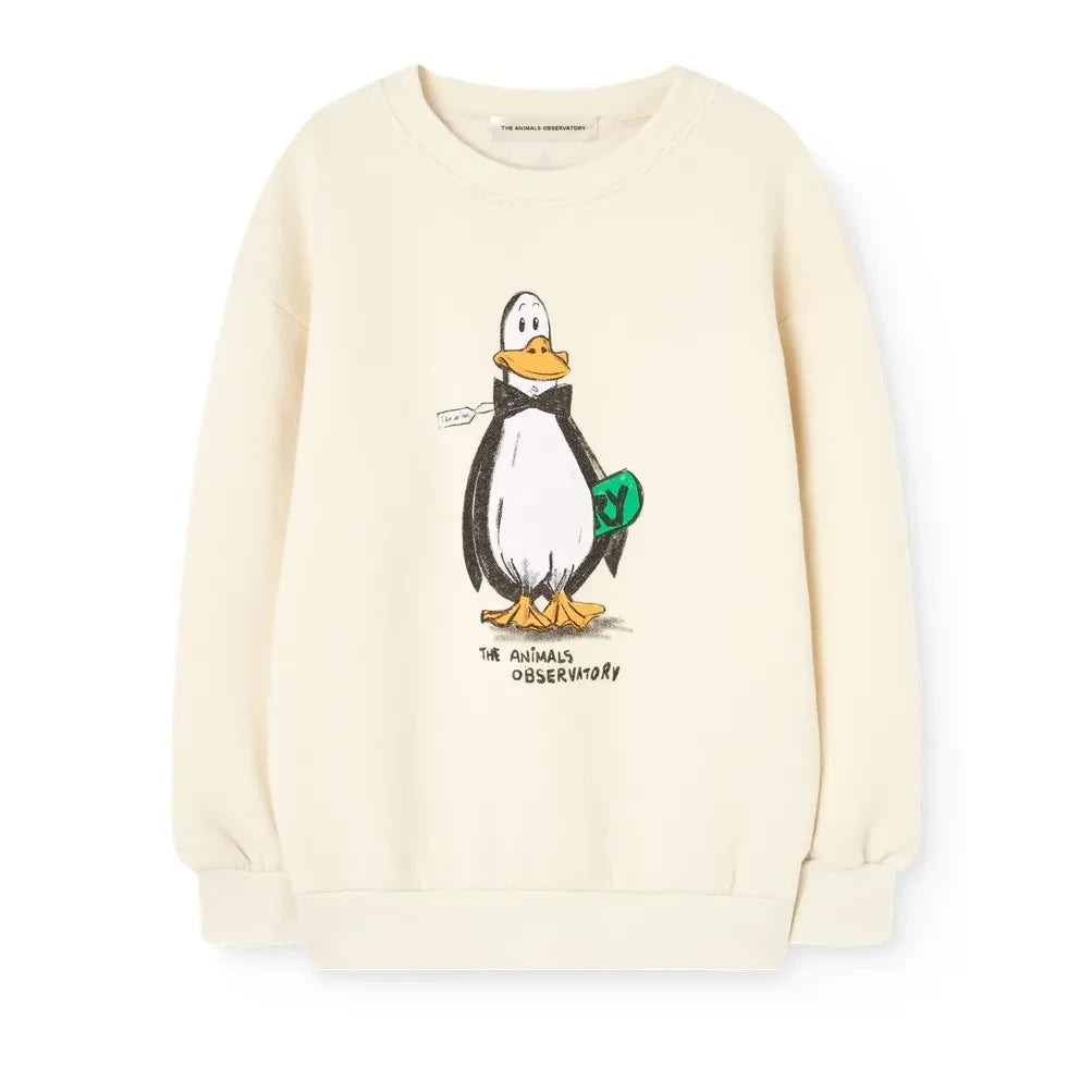 The Animals Observatory - Sudadera Bear Penguen | Marfil