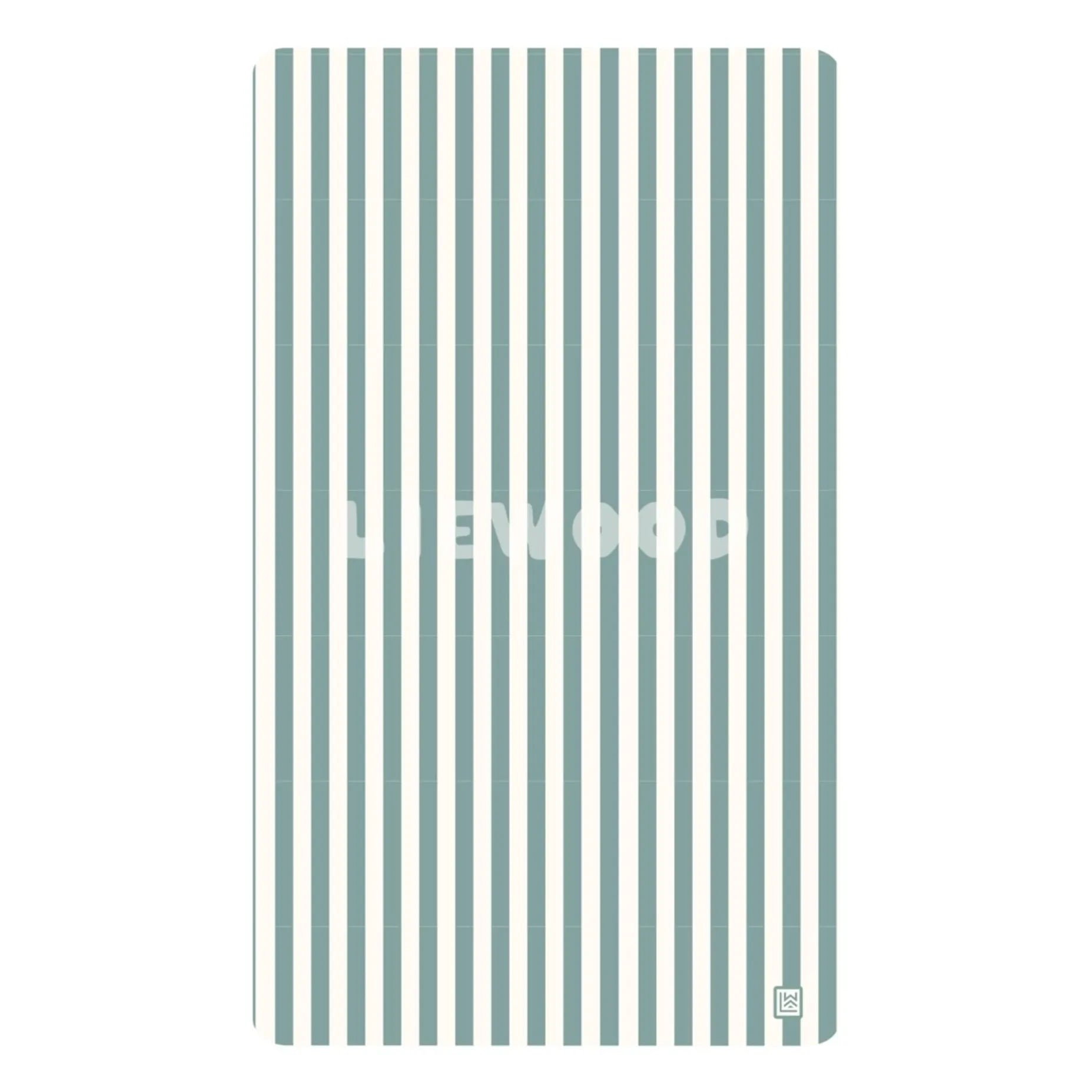 Liewood - Toalla de playa de verano | Raya Menta/Crema de la Crema