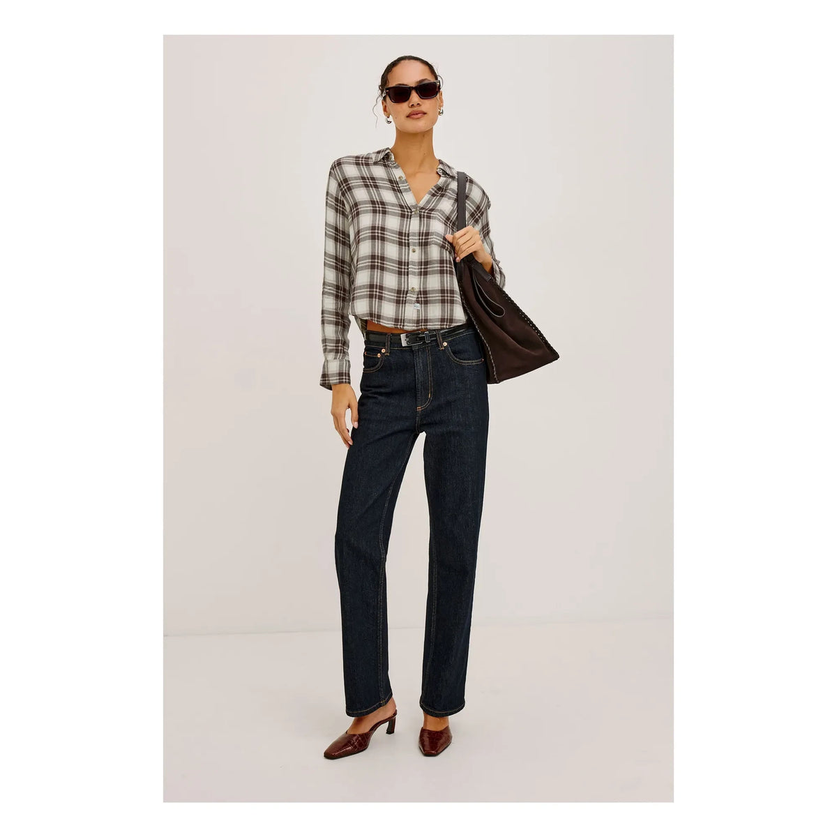 Rails - Carreaux Malin Camisa | Marrón