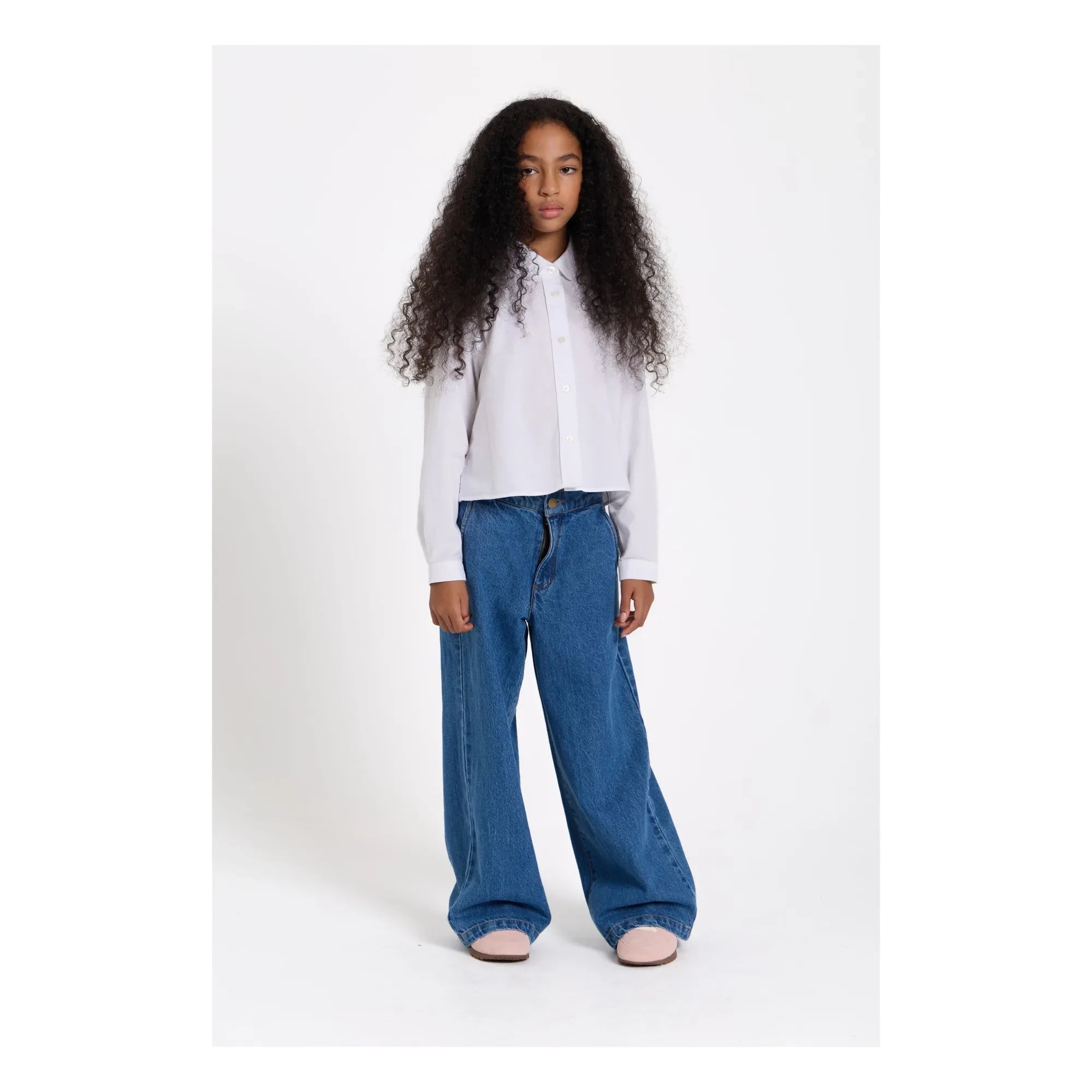 Smallable Kid - Camisa corta Clara | Blanco
