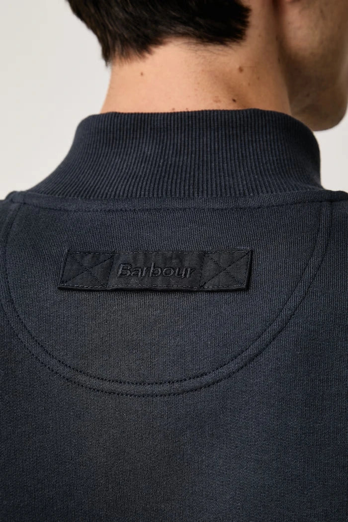 Sudadera Caldbeck Barbour de algodón con cremallera para hombre