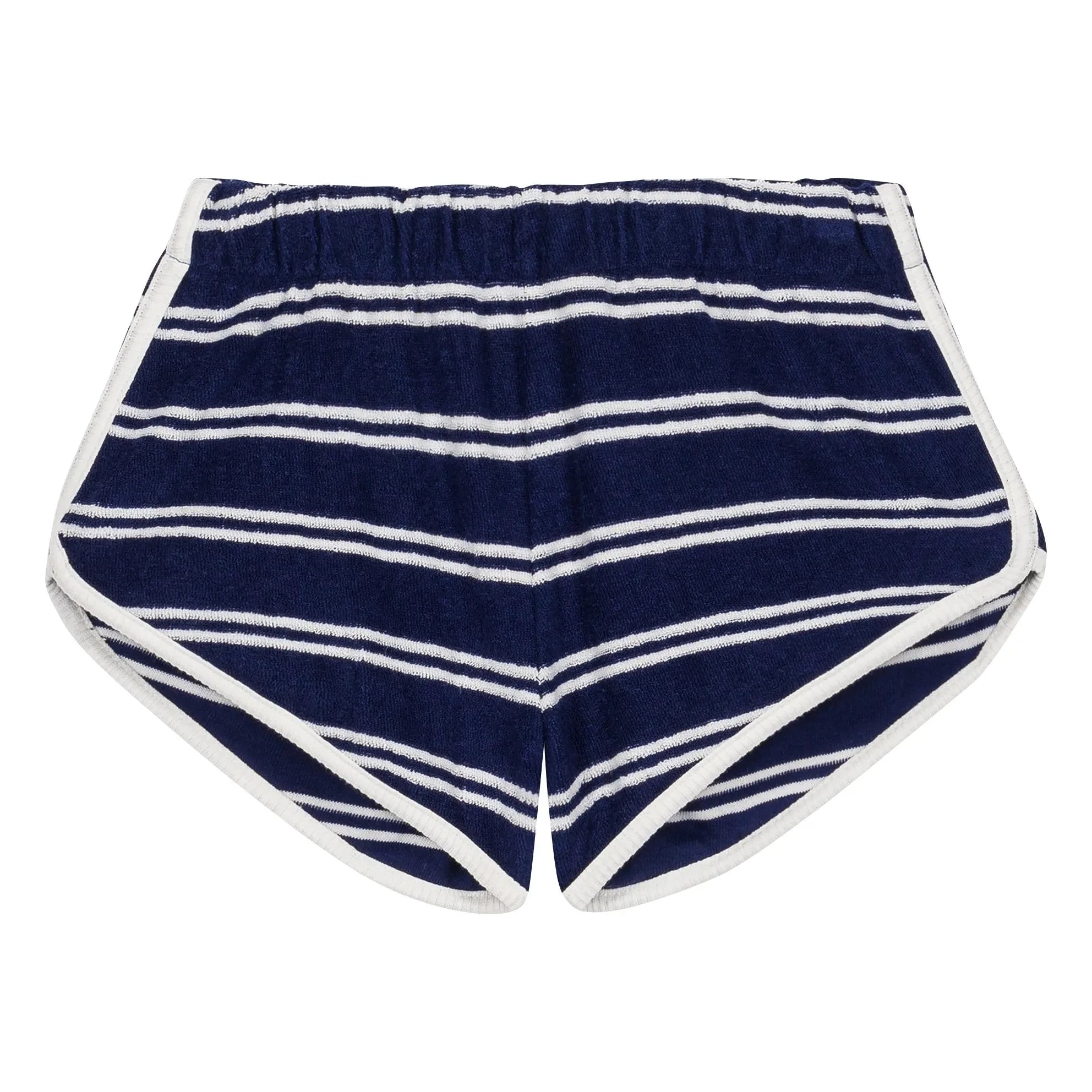 We Are Kids - Juju Shorts de algodón orgánico a rayas | Azul marino