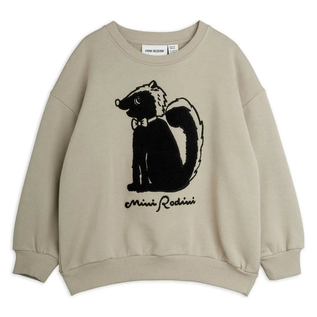 Mini Rodini - Mouffette Organik Pamuklu Sweatshirt | Gri
