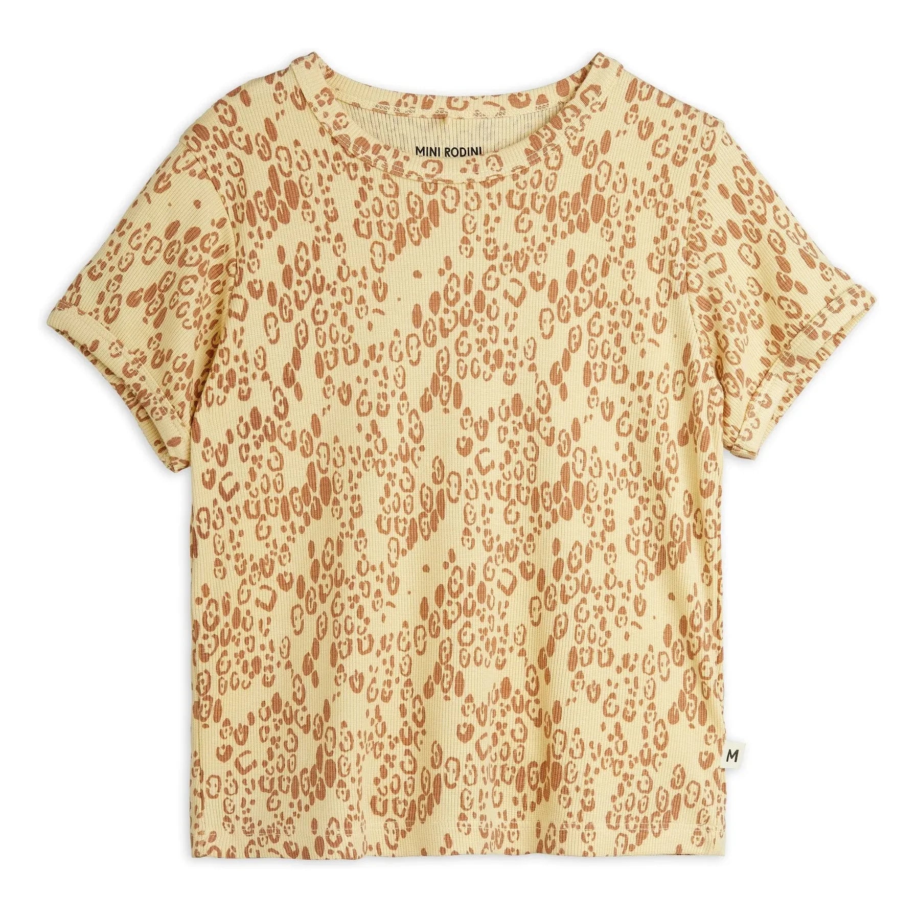 Mini Rodini - Camiseta Leopardo | Beige