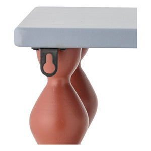 Bloomingville Mini - Estante de pared Bibiola | Gris azulado