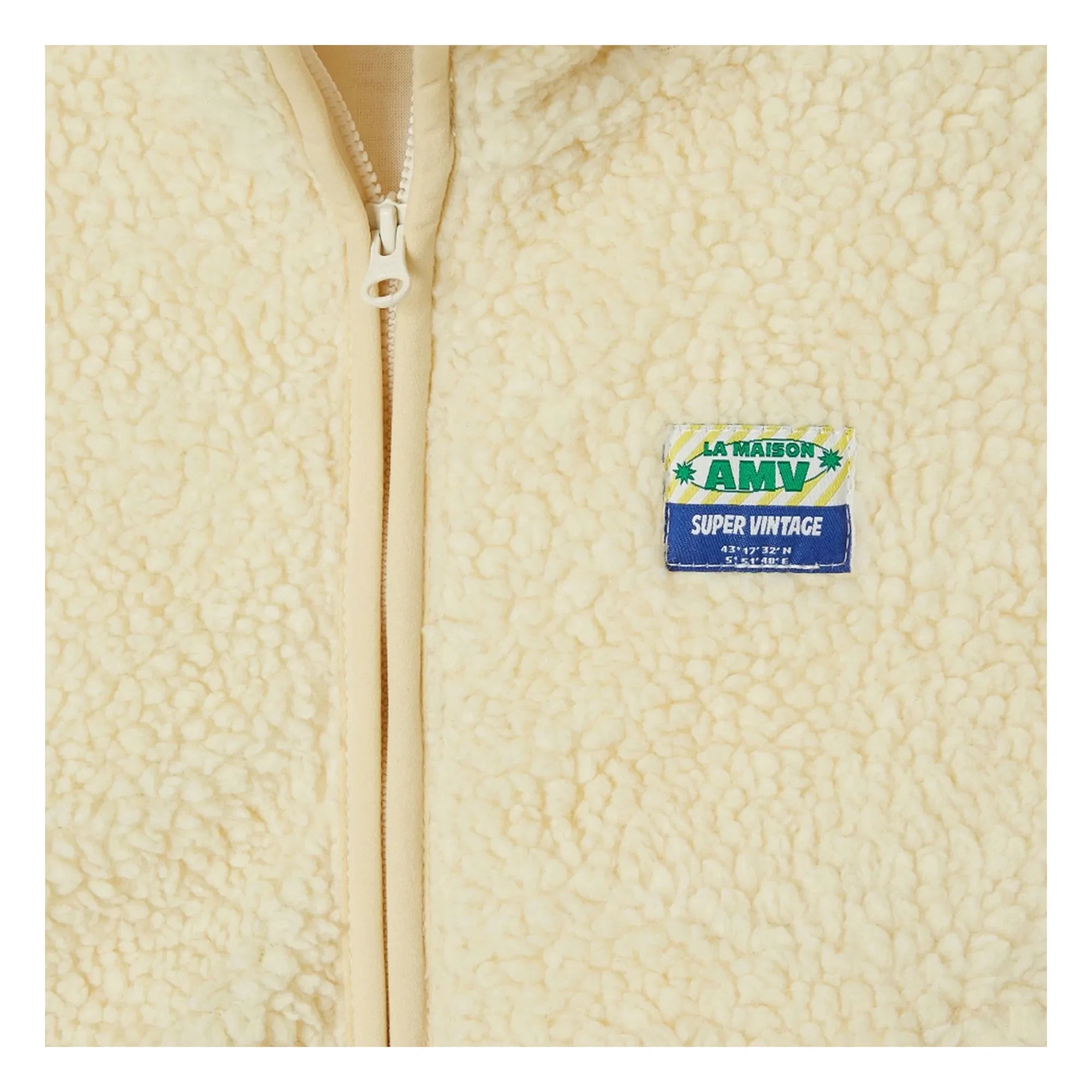 American Vintage - Chaleco sin mangas Sherpa Hoktown | Crudo
