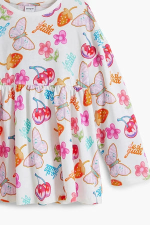 Blusa de manga larga para niña Desigual