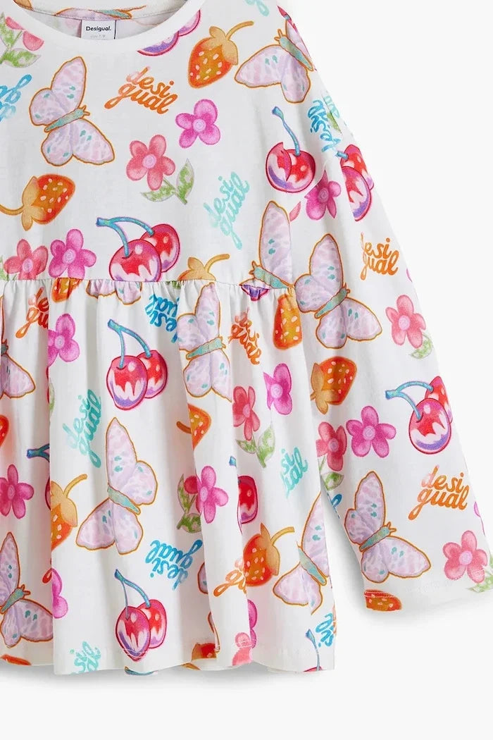 Blusa de manga larga para niña Desigual