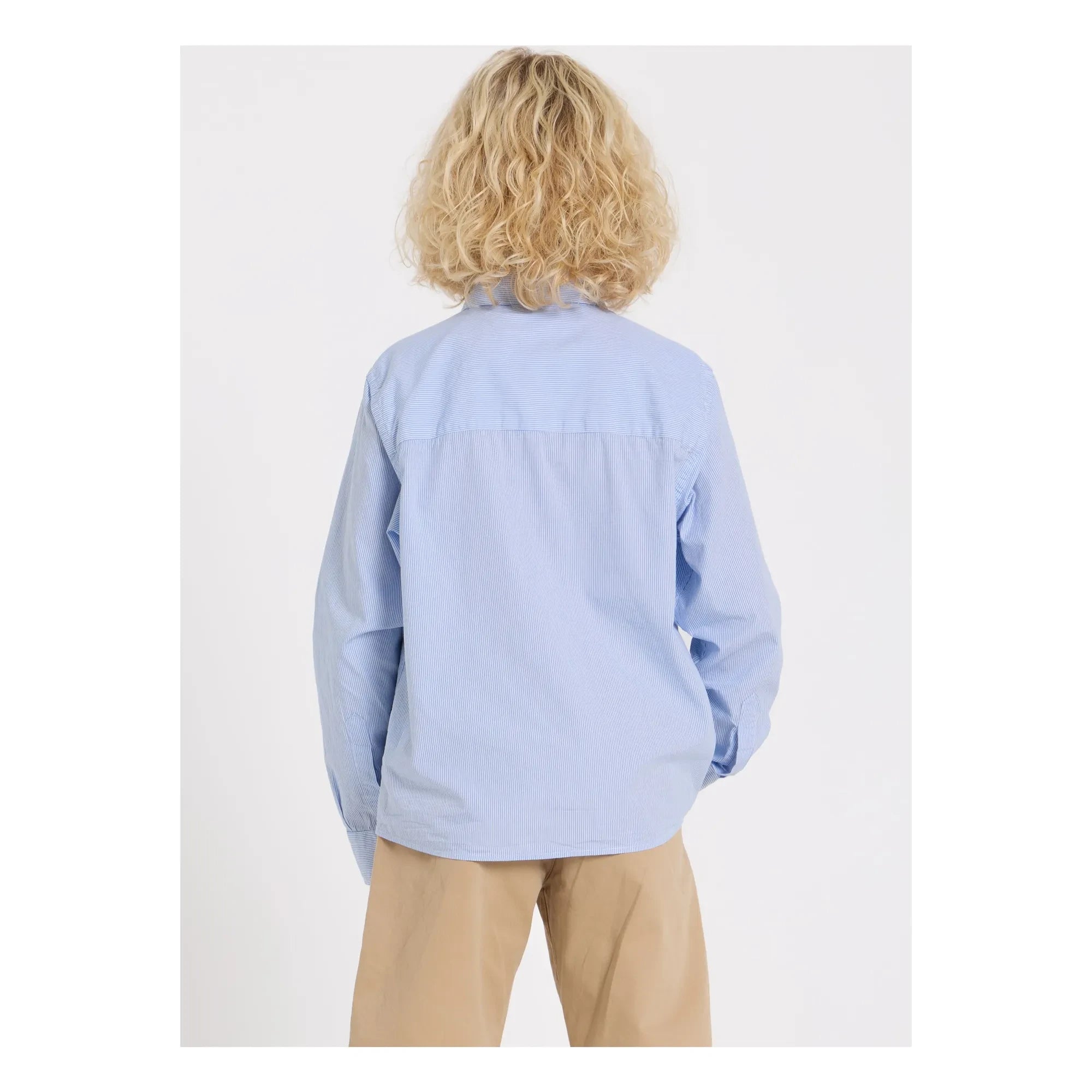 Smallable Kid - Camisa de Rayas Zak | Azul claro