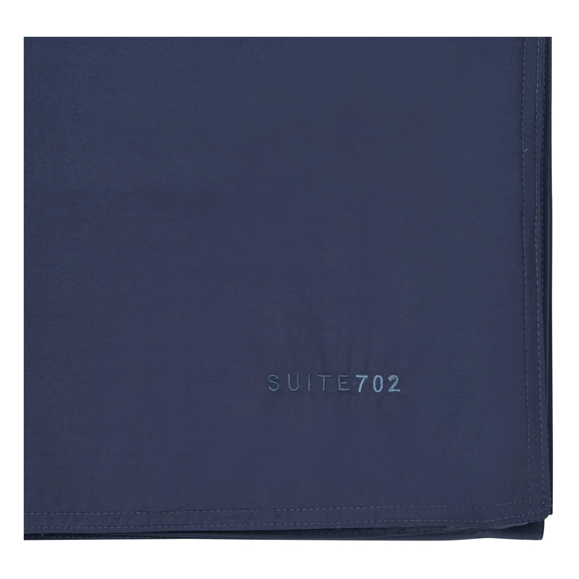 Funda de edredón de percal orgánico de Suite 702 | Azul marino
