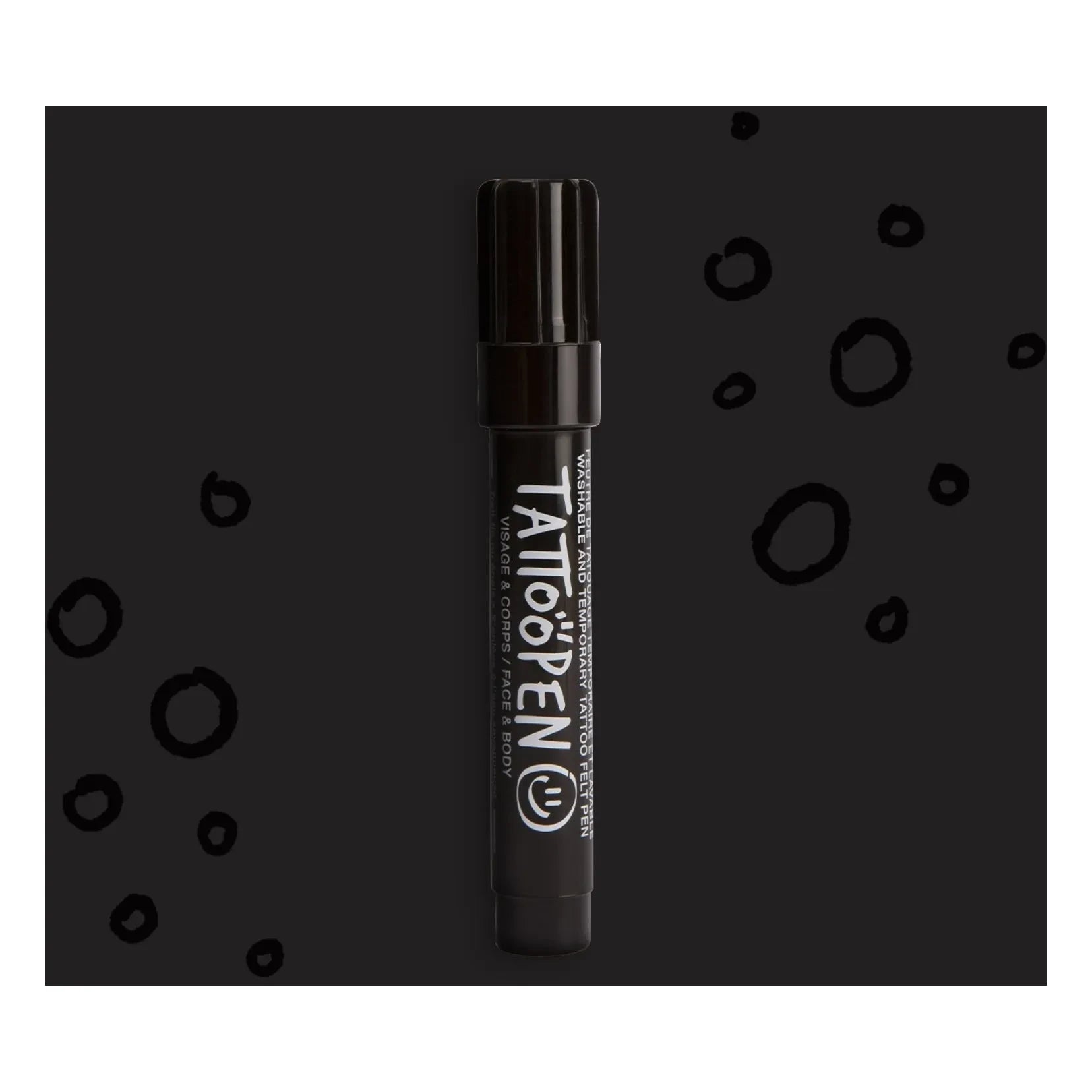 Nailmatic Kids - Bolígrafo de tatuajes | Negro