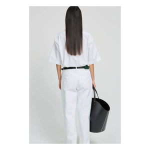 Laurence Bras - Blusa Magrita Corta de Algodón | Blanca