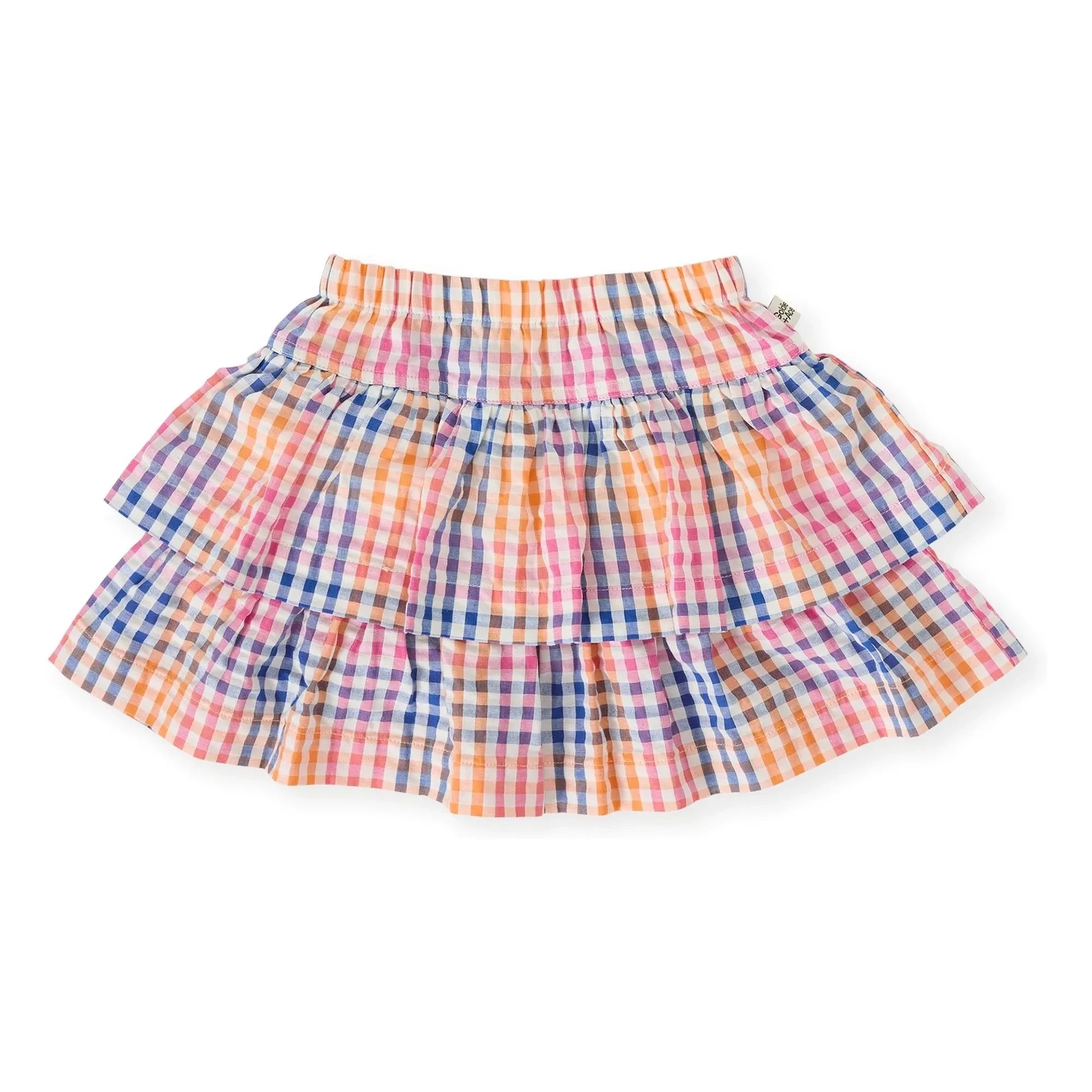 Goldie + Ace - Goldie+Ace x Smallable Especial - Falda de Cuadros con Volantes | Rosa