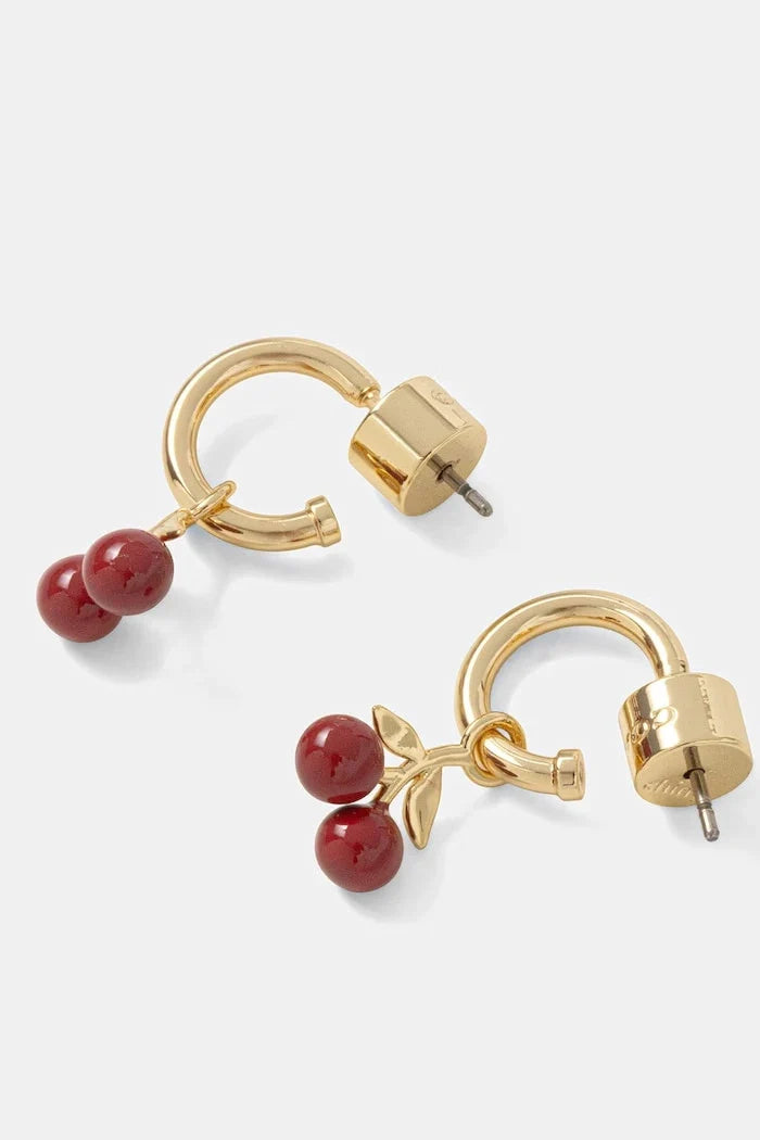 Pendientes metálicos Coach para mujer
