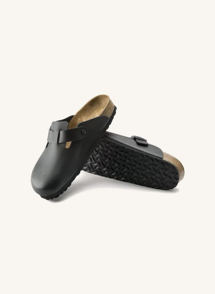 BIRKENSTOCK - Zapatillas de cuero Boston