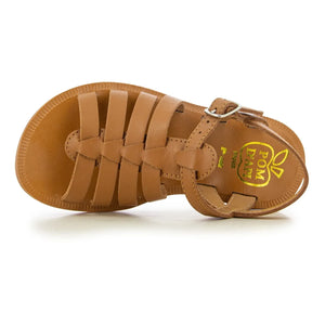 Pom d'Api - Sandalias de cordones Plagette | Camel