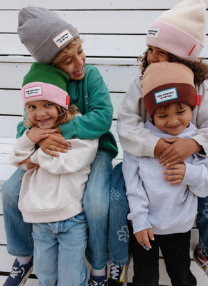 Hello Hossy - Gorra de algodón orgánico con bloque de color urbano | Marrón