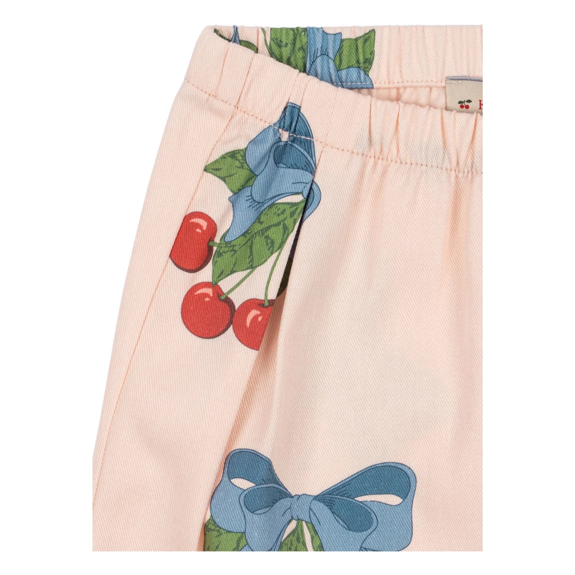 Konges Sløjd - Pantalones de algodón orgánico Frankie Cherries | Rosa