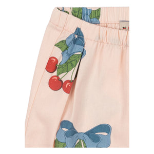 Konges Sløjd - Pantalones de algodón orgánico Frankie Cherries | Rosa