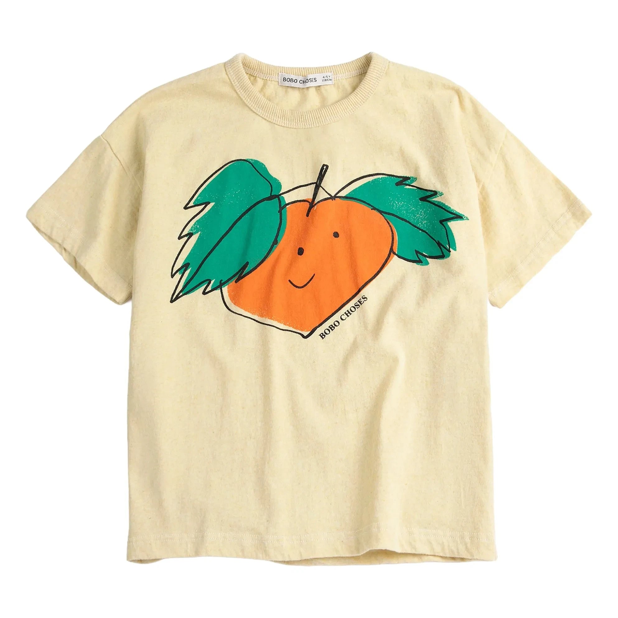 Bobo Choses - Camiseta de algodón orgánico naranja | Amarillo