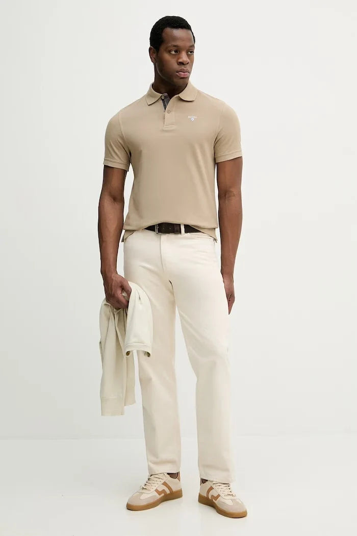 Polo de algodón para hombre Barbour