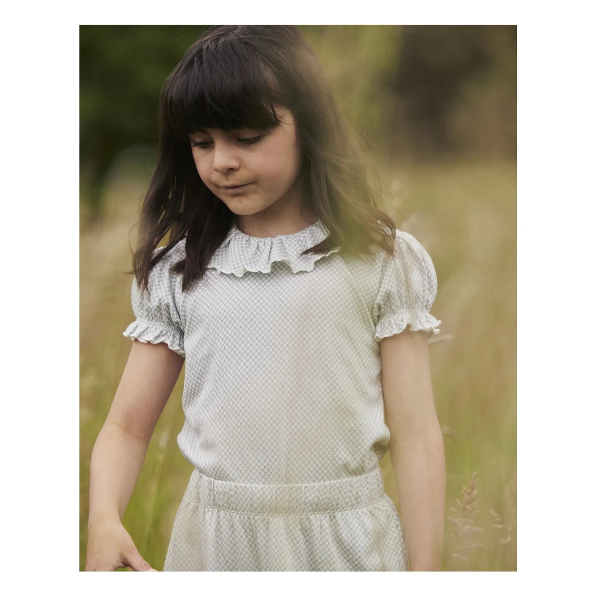 Copenhagen Colors - Blusa de algodón orgánico | Gris azulado