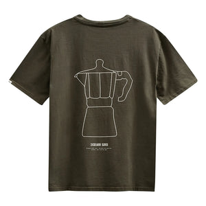 Anerkjendt - Camiseta italiana Akvillads | Verde oscuro