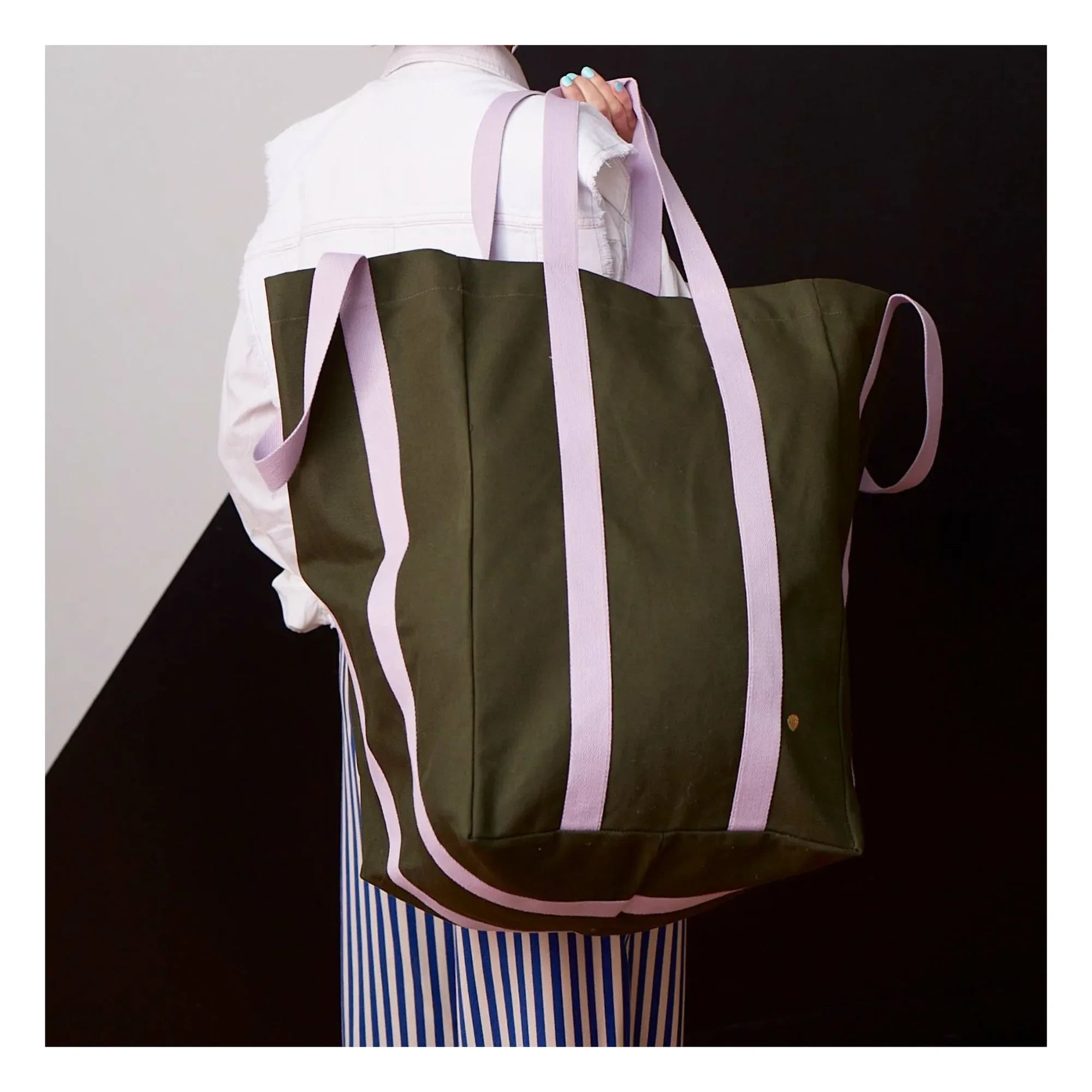 La cerise sur le gâteau - Maxi Poppins tote bag | Verde oscuro