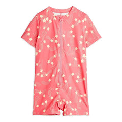 Mini Rodini - Bañador con protección UV de fibra reciclada Etoiles | Rosa