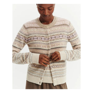 Bompard - Fair Isle Kaşmir Hırka | Rose Quartz