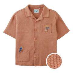 Gingersnaps - Tommy Toucan Gaufrée Camisa | Marrón
