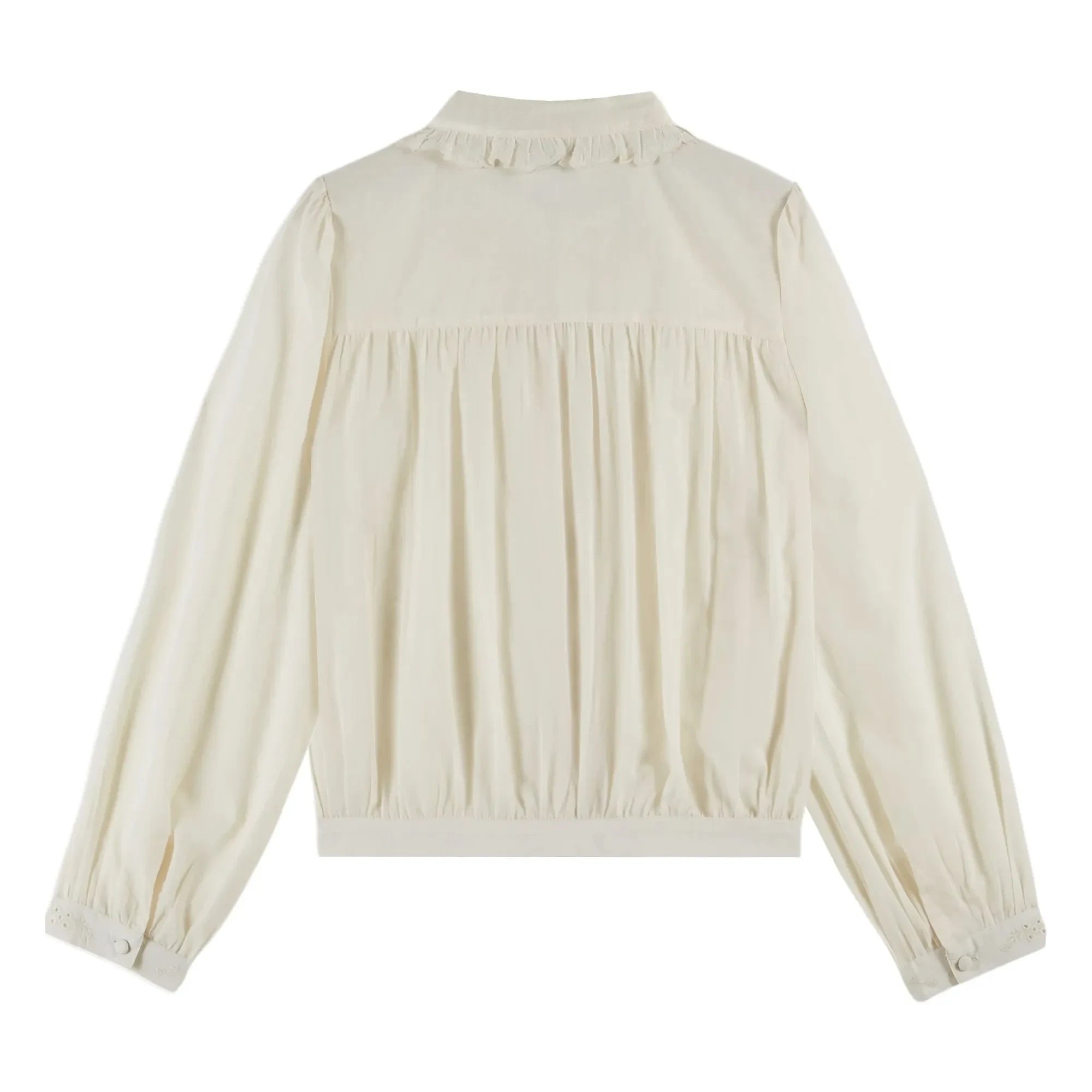 Emile et Ida - Blusa bordada Charline | Crudo