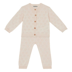 Bonton - Conjunto de cárdigan y leggings Marianne | Crudo