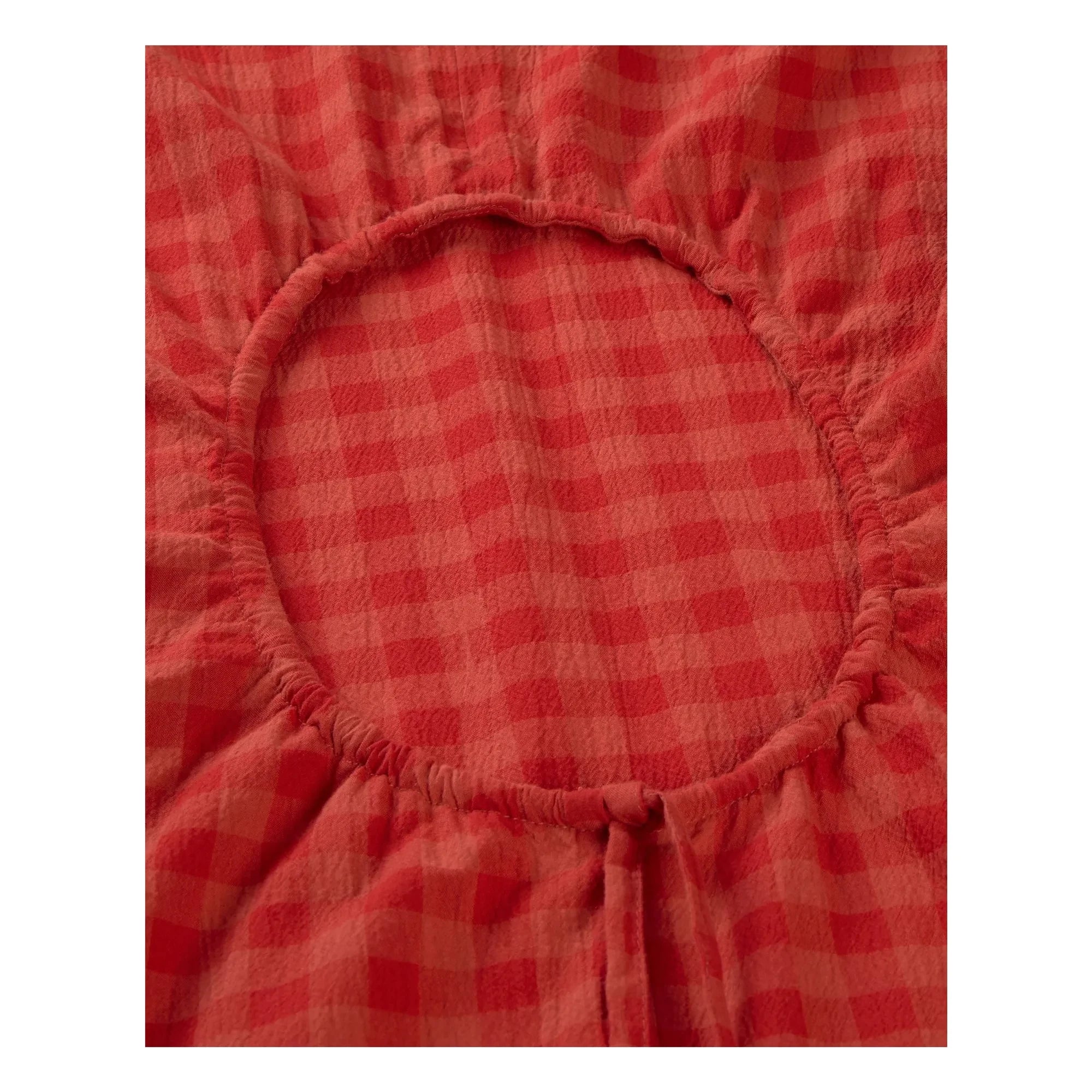 Thinking Mu - Kina Vestido de algodón orgánico | Rojo