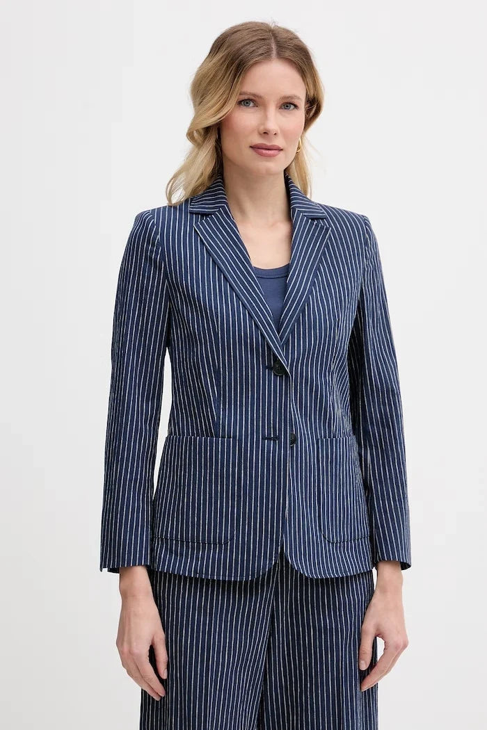 Chaqueta de mujer Weekend Max Mara de algodón ALETTA con un solo botón