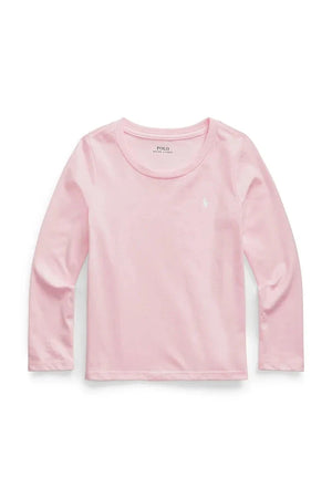 Blusa de algodón de manga larga para niños Polo Ralph Lauren