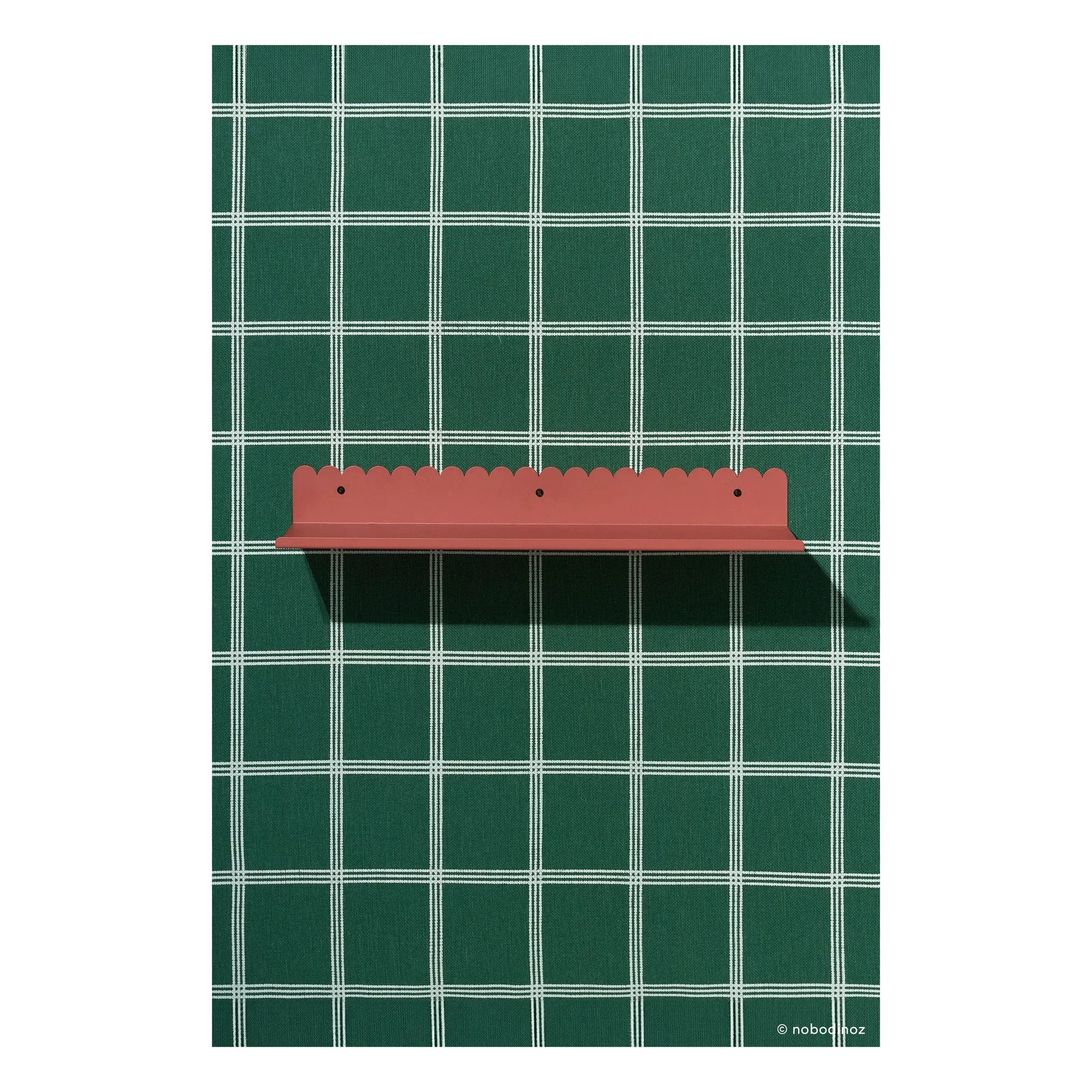 Nobodinoz - Estante de pared Vibes 50x16 cm | Terracota