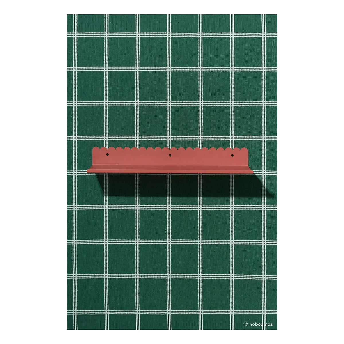 Nobodinoz - Estante de pared Vibes 50x16 cm | Terracota