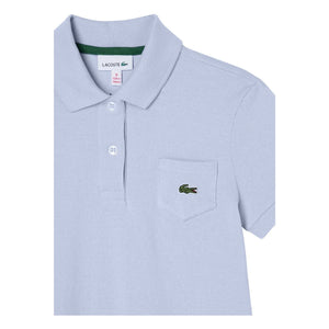 Lacoste - Vestido Polo de Algodón Orgánico | Azul claro