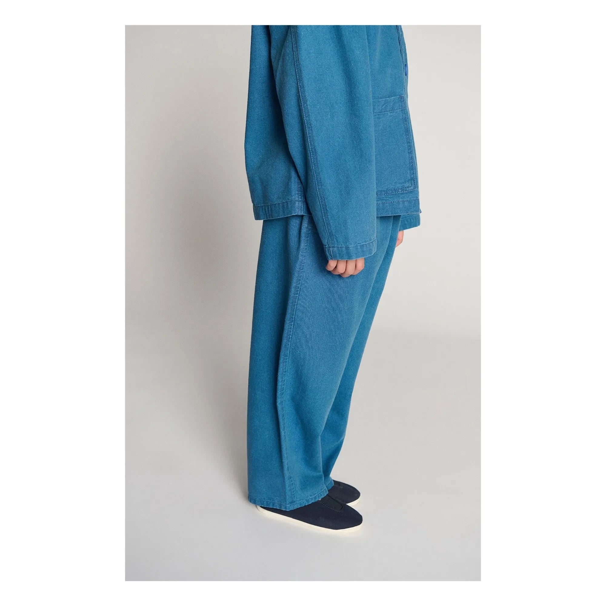 American Vintage - Pantalón de trabajo con cordón Comow | Azul