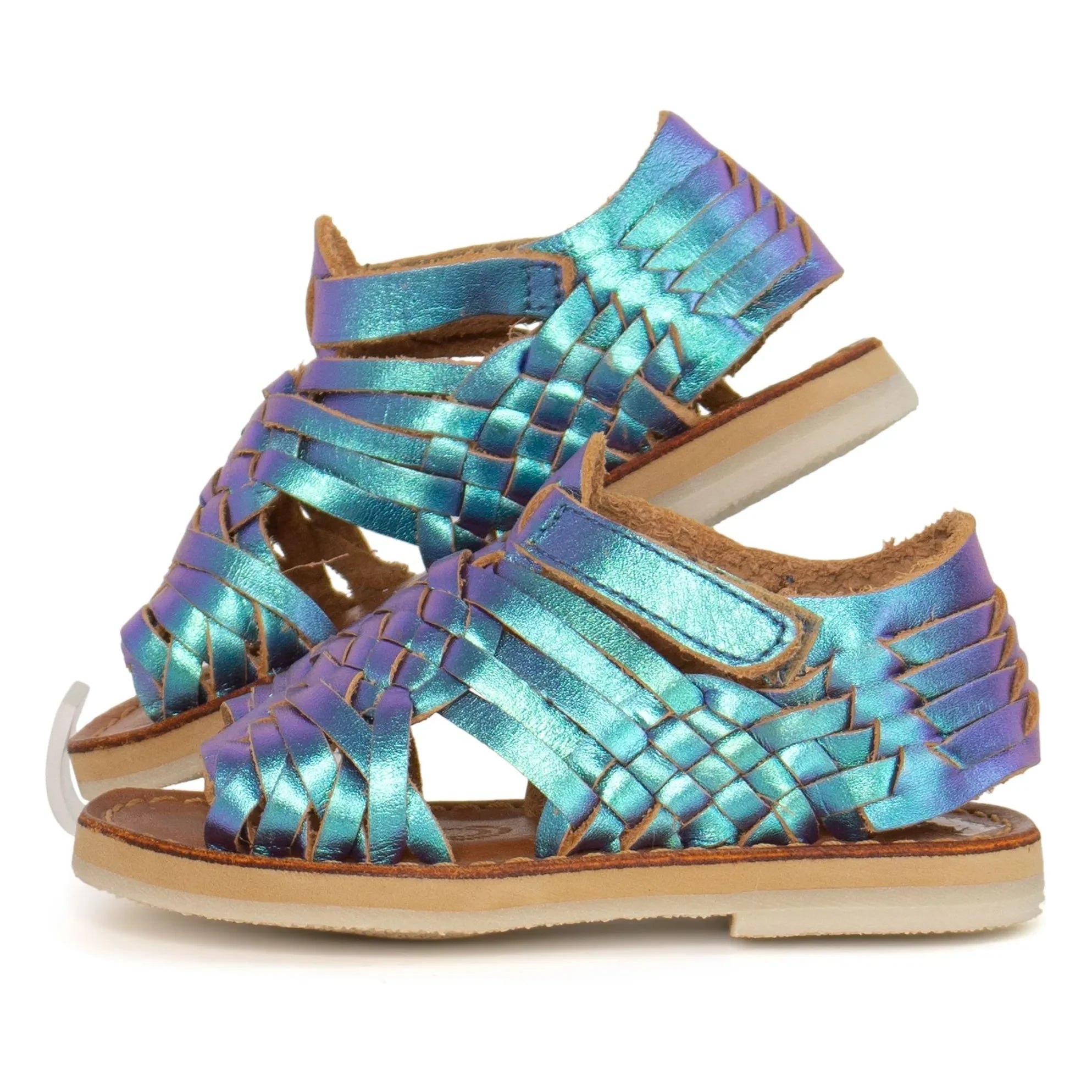 Mapache - Sandalias metálicas de sirena | Turquesa