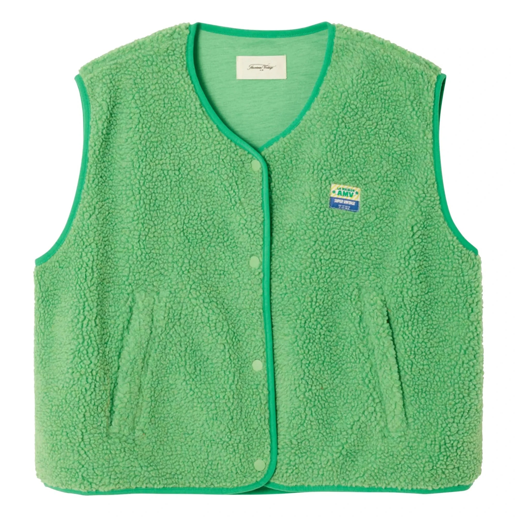American Vintage - Chaleco sin mangas Hoktown | verde palmera