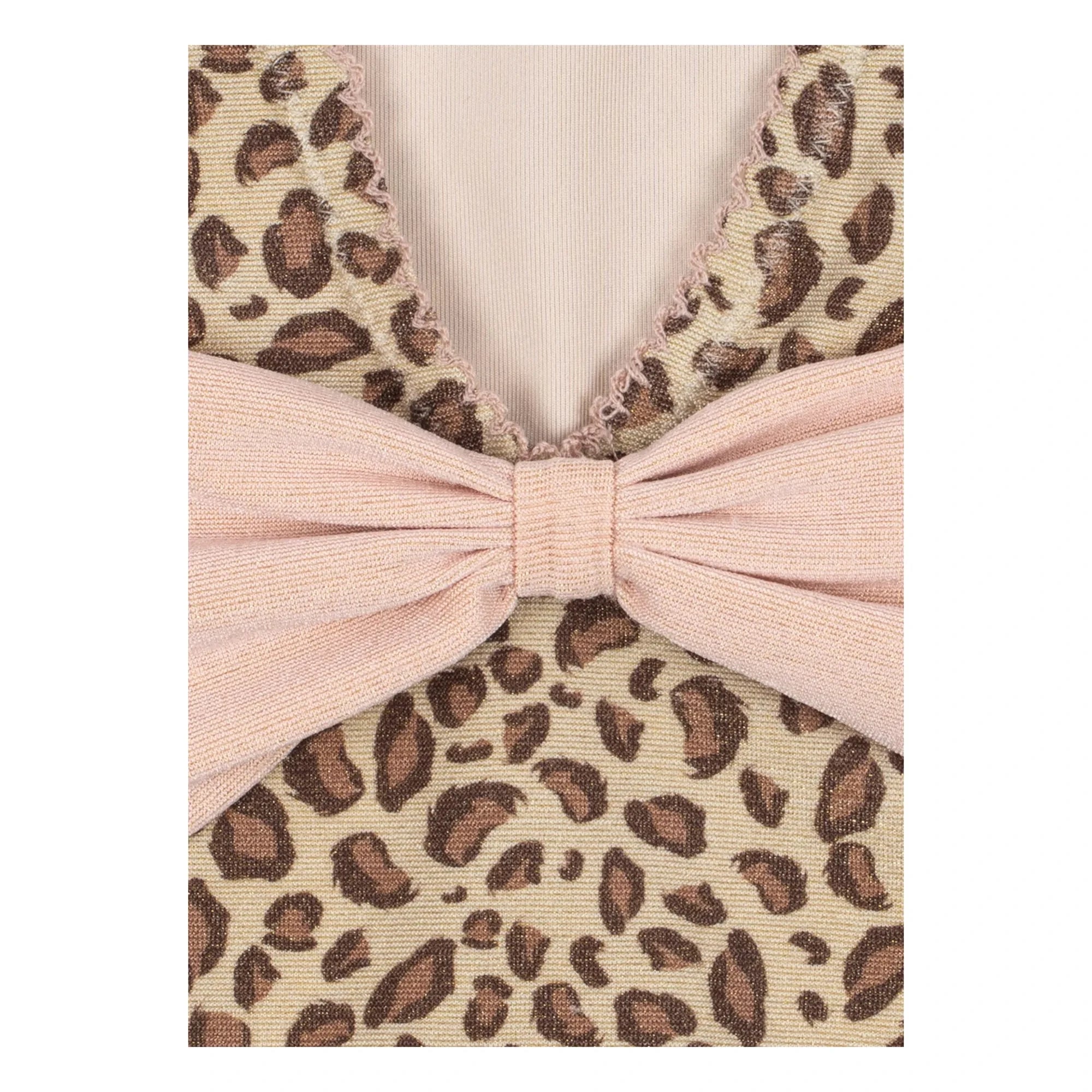 Konges Sløjd - Traje de baño de leopardo para gatos de fibras recicladas | Beige
