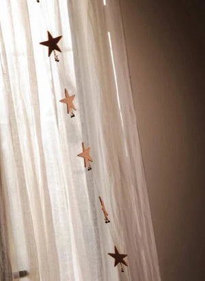 Muskhane - "Estrellas fugaces" Guirnalda de fieltro | Mahogany