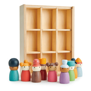 Tender Leaf Toys - Hotel Happy Folk y figuras de madera