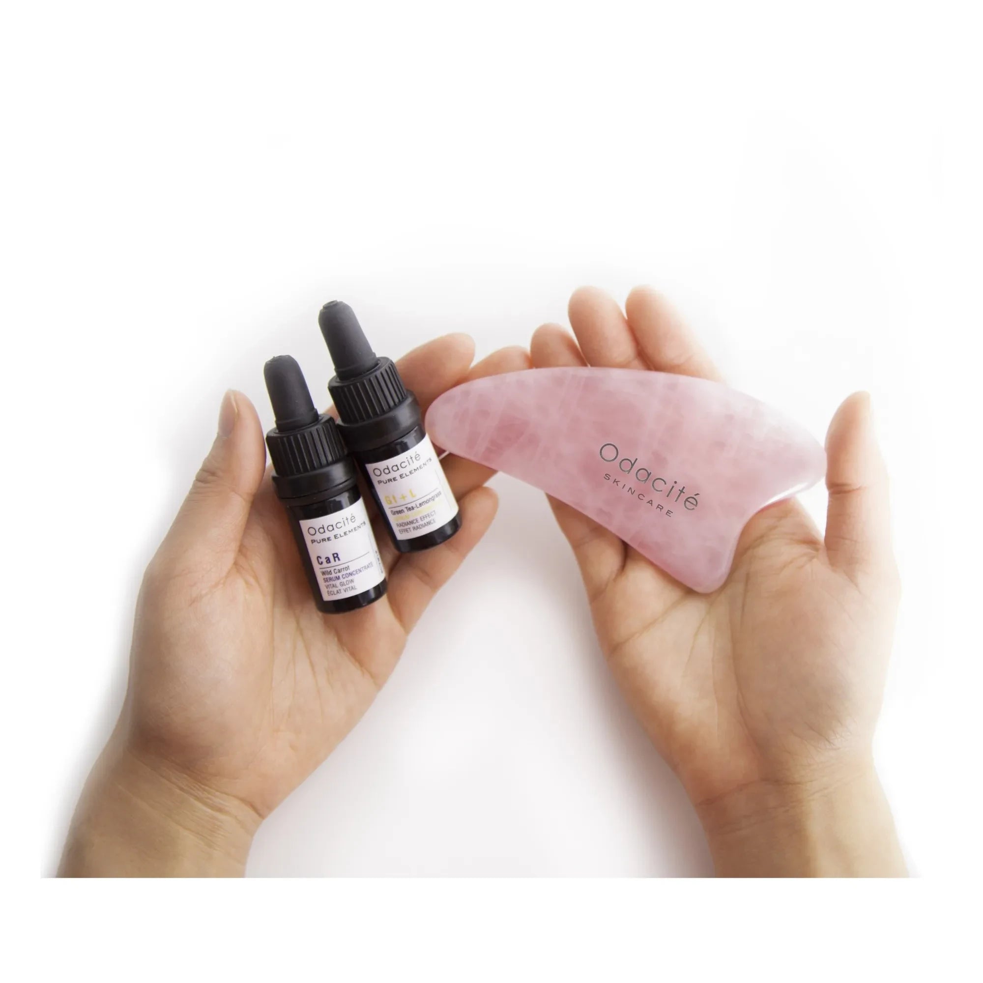 Odacité - Gua Sha de Cuarzo Rosa