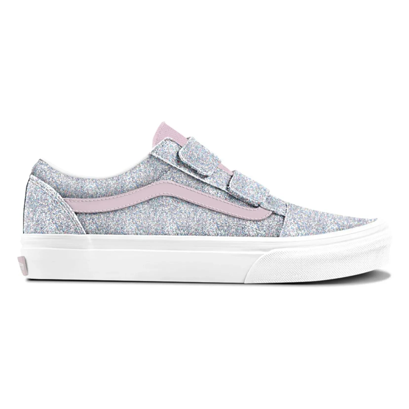Vans - Baskets Scratch Old Skool V Glitter | Gümüş