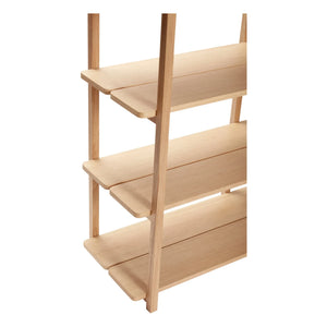 Hübsch - Estantería de Roble FSC de 5 Niveles