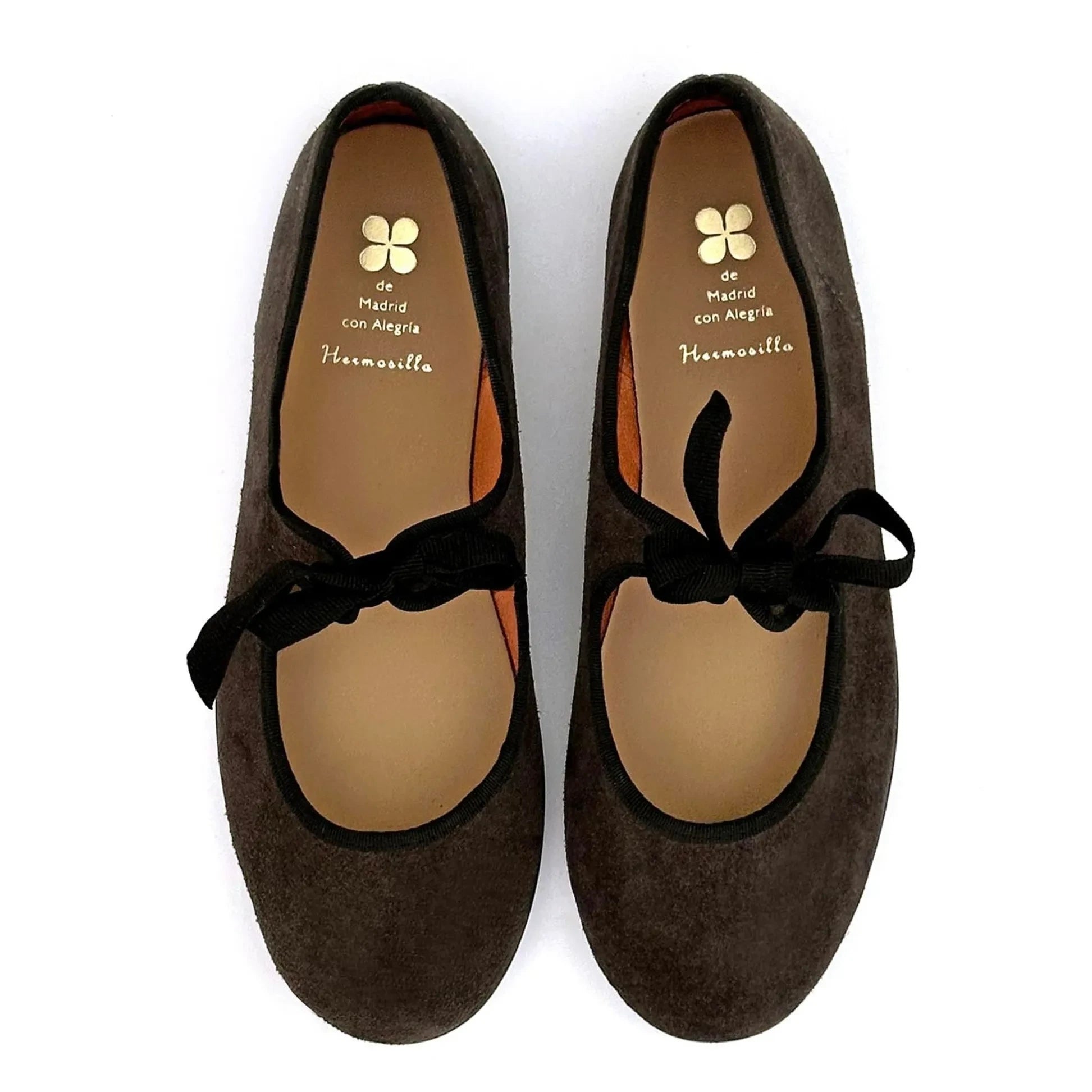 Hermosilla - Bailarinas Bilbao Daim - Colección de mujer | Gris