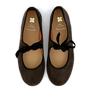 Hermosilla - Bailarinas Bilbao Daim - Colección de mujer | Gris